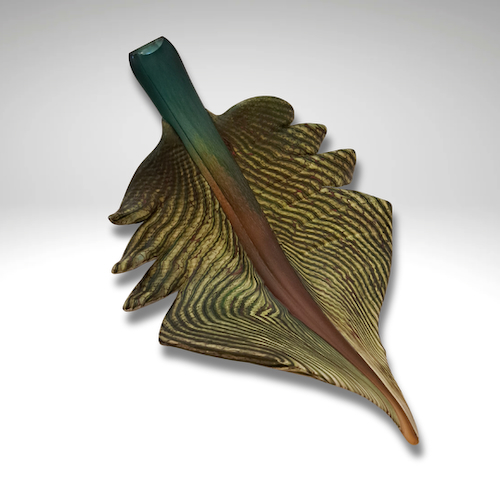 Click to view detail for GBG-047 Leaf, Arbor Sculpture Sage, Topaz $635